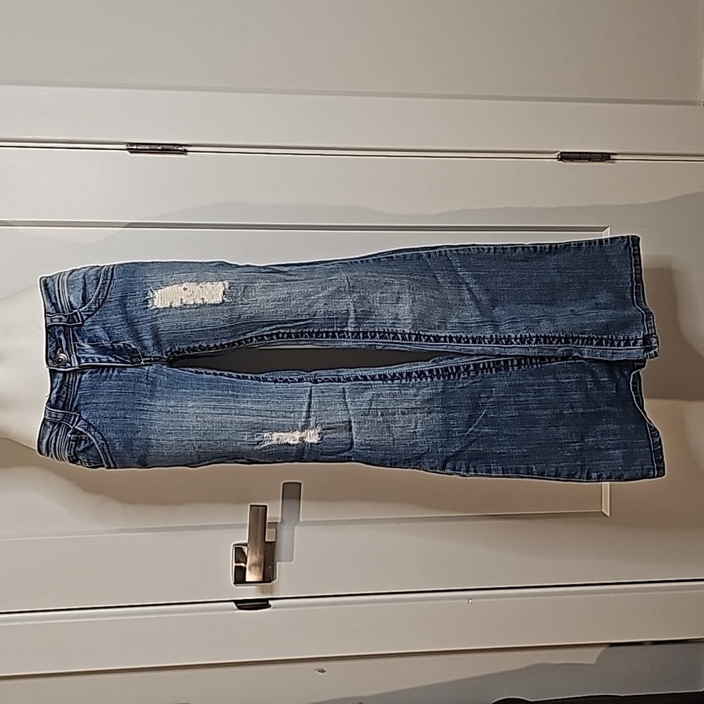 Y2K L.E.I Light Wash Ashley Trouble Flare Jeans